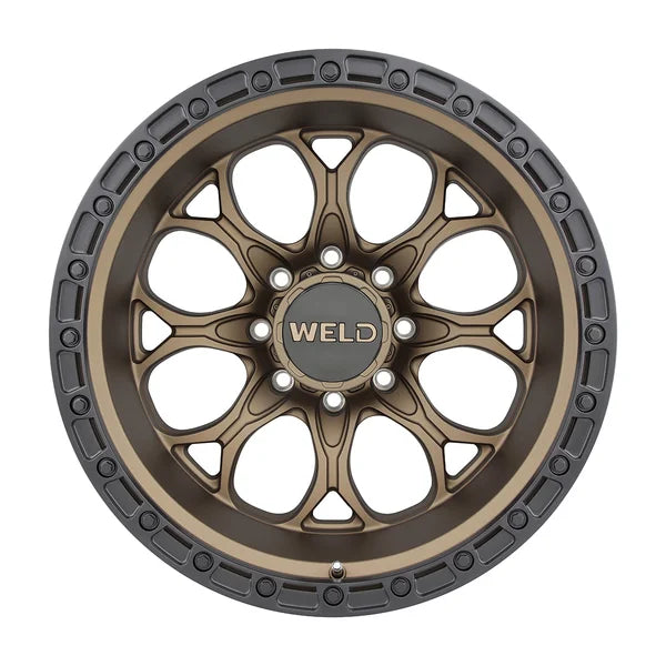 Weld Off-Road Ledge 8 8x170 / ET -18 / BS 4.75 / Satin Bronze Wheel - Non-Beadlock 125.1