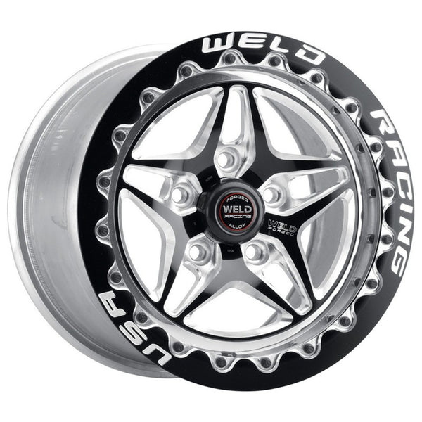 Weld S81 17x10 / 5x4.5 BP / 8.0in. BS (64mm Offset) Black Wheel 3.18 ID (LowPad)