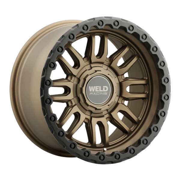 Weld Off-Road Swift 17x9in - 6x135 / 6x139.7 BP - ET-12 - 106.1mm CB Satin Bronze Wheel & Black Ring