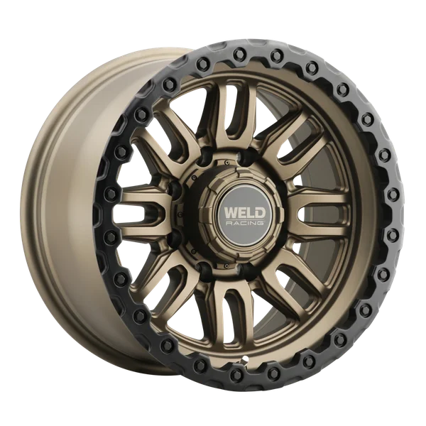 Weld Off-Road Swift 17x9in - 8x170 BP - ET-12 - 125.1mm CB - Satin Bronze Wheel & Black Ring
