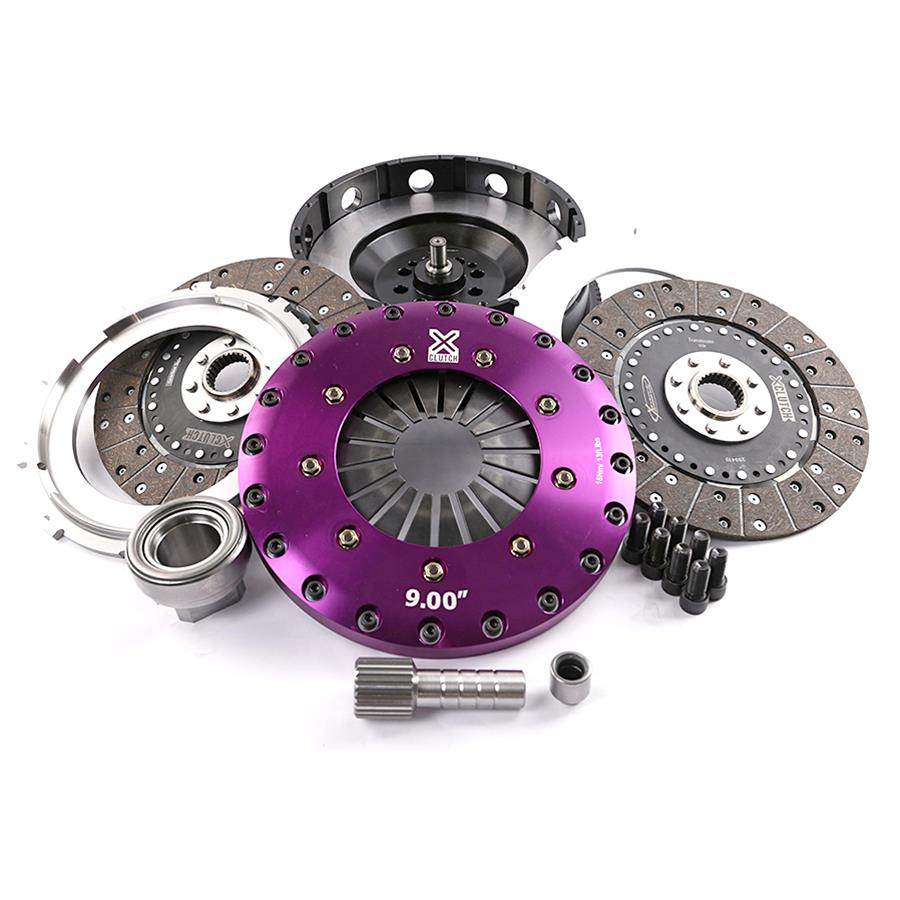 XClutch 2006 - 2010 BMW 335i / 135i 3.0L 9in Twin Solid Organic Clutch Kit ( 8 Bolt )