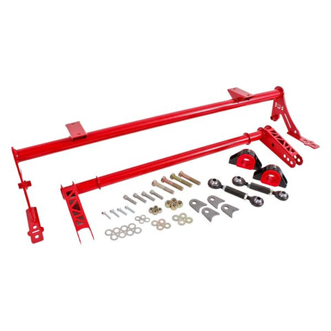 BMR 2005 - 2014 S197 Mustang Rear Bolt-On Hollow 35mm Xtreme Anti-Roll Bar Kit (Polyurethane) - Red