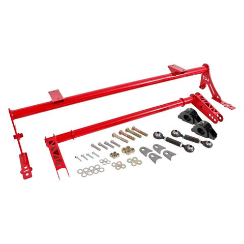 BMR 2005 - 2014 S197 Mustang Rear Bolt-On Hollow 35mm Xtreme Anti-Roll Bar Kit (Delrin) - Red