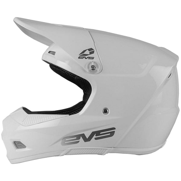 EVS T3 Solid Helmet White Youth Sizes