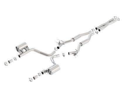 Borla 2015-2022 Dodge Challenger SRT 392/ 392 Hemi Cat-Back Exhaust System S-Type Part # 140677 - GUMOTORSPORT