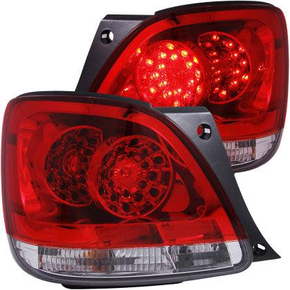 ANZO 1998-2005 Lexus Gs300 LED Taillights Red/Clear - GUMOTORSPORT