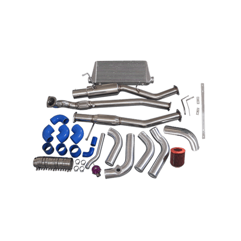 CX Racing 1JZ-GTE-VVTI 1JZ Engine Swap Kit ( Intercooler , Downpipe ,Catback ) 240SX S13 S14 - GUMOTORSPORT