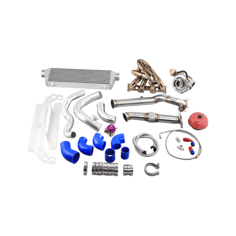 CX Racing GT2871 Ball Bearing Turbo Kit + Intercooler FOR 99-05 Mazda Miata 1.8L - GUMOTORSPORT