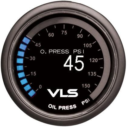 Revel VLS 52mm 0-150PSI Digital OLED Oil Pressure Gauge - GUMOTORSPORT