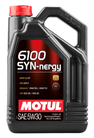 Motul 5L Technosynthese Engine Oil 6100 SYN-NERGY 5W30 - GUMOTORSPORT