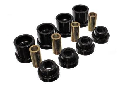 Energy Suspension 95-98 Nissan 240SX (S14) Black Rear Subframe Insert Set (Must reuse all metal part) - GUMOTORSPORT