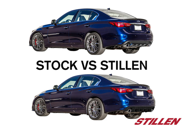 Stillen 2018-2021 Infiniti Q50 Rear Diffuser - Unpainted - KB11241