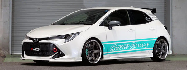 Cusco 2019 +  Toyota Corolla Hatchback Side Skirt Set (Primer/Unpainted)