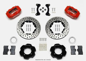 Wilwood Forged Dynalite Front Hat Kit 11.00in Drilled Red 95-05 Miata - GUMOTORSPORT