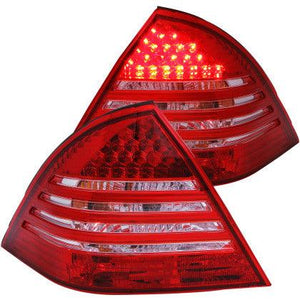 ANZO 2001-2004 Mercedes Benz C Class W203 Taillights Red/Smoke - GUMOTORSPORT