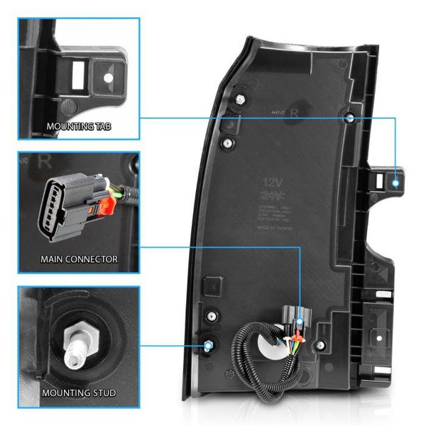 ANZO 2015-2019 GMC Yukon/Yukon XL / Denali LED Taillights Smoke - GUMOTORSPORT