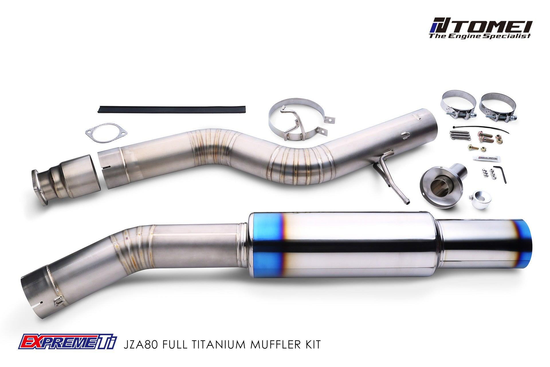 Tomei EXPREME Ti Full Titanium 4" Catback Exhaust Toyota Supra MKIV 2JZ JZA80 TB6090-TY03A - GUMOTORSPORT