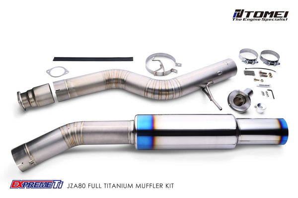 Tomei EXPREME Ti Full Titanium 4" Catback Exhaust Toyota Supra MKIV 2JZ JZA80 TB6090-TY03A - GUMOTORSPORT