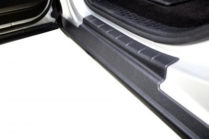 Bushwacker 09-14 Ford F-150 Crew Cab Trail Armor Rocker Panel and Sill Plate Cover - Black - GUMOTORSPORT