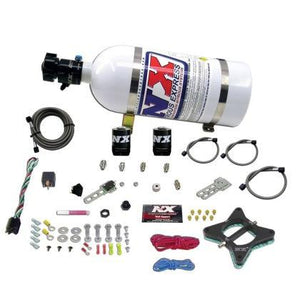 Nitrous Express 96-04 Ford Mustang 4.6L 2 Valve Nitrous Plate Kit w/10lb Bottle - GUMOTORSPORT