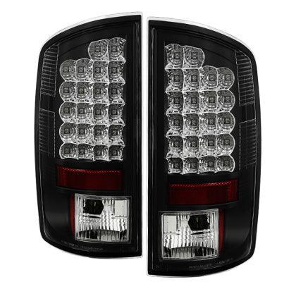 Spyder Dodge Ram 02-06 1500/Ram 2500/3500 03-06 LED Tail Light Black ALT-YD-DRAM02-LED-BK - GUMOTORSPORT