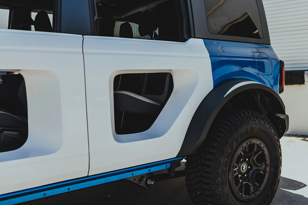 Anderson Composites 2021 + Ford Bronco 4DR Fiberglass Rear Doors (Pair) w/ optional CF Inserts - Off Road - GUMOTORSPORT