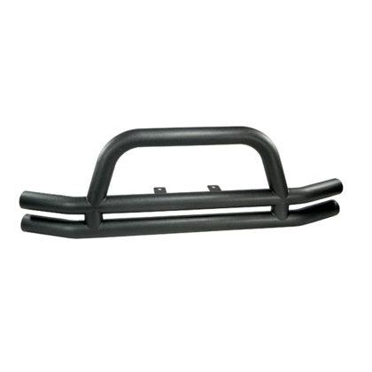 Rugged Ridge 3-In Dbl Tube Front Bumper Black 76-06 CJ &Jeep Wrangler - GUMOTORSPORT