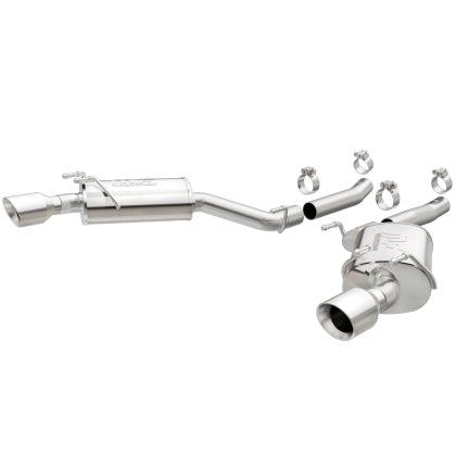 MagnaFlow Axle-Back Stainless Dual Split 4in Polished Tips 10-15 Chevrolet Camaro  3.6L V6 - GUMOTORSPORT