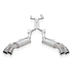 Stainless Works 2016 - 2021 Camaro SS Exhaust 3in X-Pipe AFM Valves NPP Replacement Valves 4in Quad Tips - GUMOTORSPORT