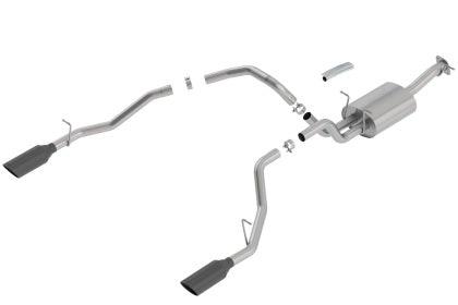 Borla 2019-2022 Ram 1500 Cat-Back Exhaust System ATAK With Black Tips Part # 140753BC - GUMOTORSPORT