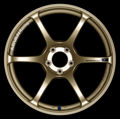 Advan RGIII 18x10.5 +25 5x114.3 Racing Gold Metallic Wheel - GUMOTORSPORT