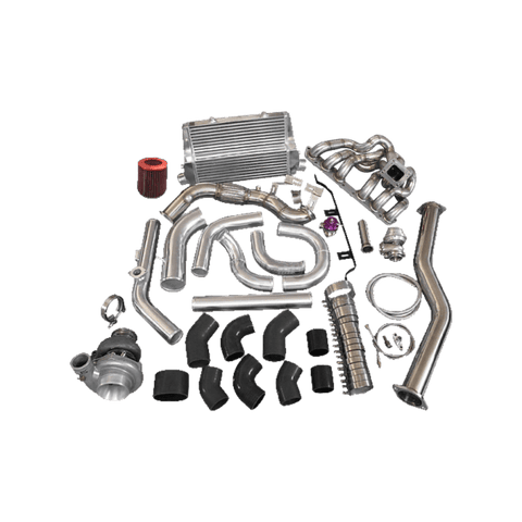 CXRacing GT35 Turbo Kit + Intercooler Kit FOR 98-05 Lexus IS300 2JZ-GE NA-T - GUMOTORSPORT