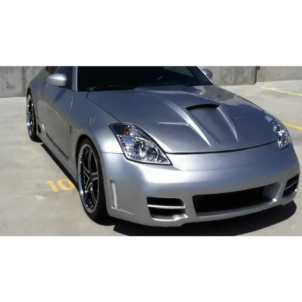 Stillen 2003-2006 Nissan 350Z [Z33] Power Hood [Fiberglass Series 2] - 1035008