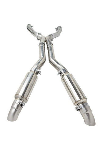 Kooks 79-95 Ford Mustang 5.0L 4V Coyote 3in x 3in Stainless Steel Race Exhaust Kit - GUMOTORSPORT