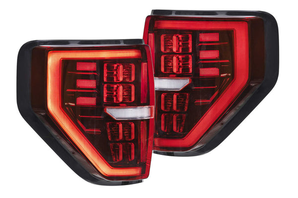 Morimoto Ford F-150 ( 2009 - 2014 ): XB LED Tail Lights ( Smoked / Red )