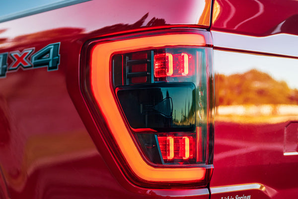 Morimoto Ford F-150 ( 2021 +): XB LED Tail Lights ( Smoked / Red )