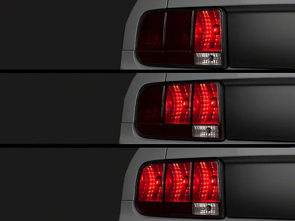 Raxiom 2005 - 2009 Ford Mustang Sequential Tail Light Kit (Plug-and-Play)