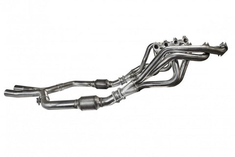 Kooks 2005 - 2010 Ford Mustang GT Manual 1 5/8in x 2 1/2in SS Long Tube Headers and OEM Catted SS X Pipe