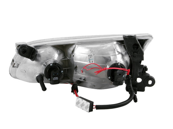 ANZO 2000 - 2001 Toyota Camry Crystal Headlights w/ Halo Black