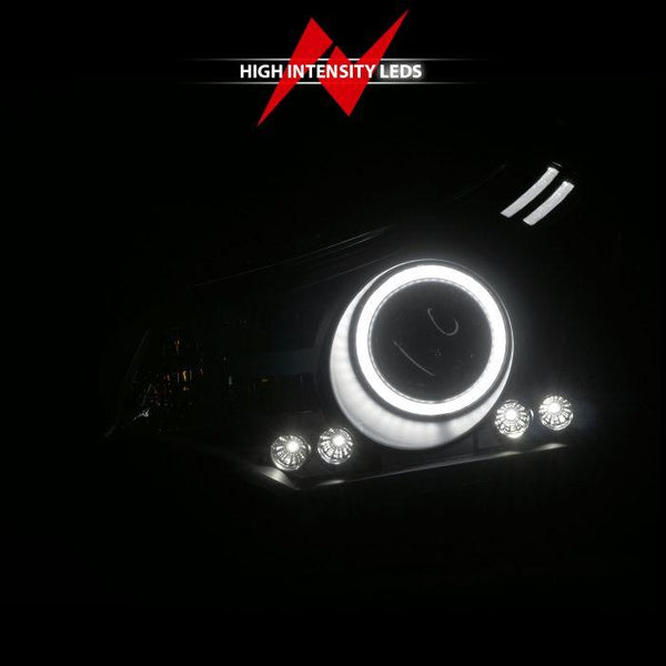ANZO 2008-2011 Ford Focus Projector Headlights Black - GUMOTORSPORT