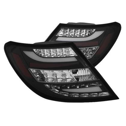 Spyder Mercedes Benz W204 C-Class  2011 - 2014 LED Tail Lights - Blk ALT-YD-MBZC11-LED-BK - GUMOTORSPORT