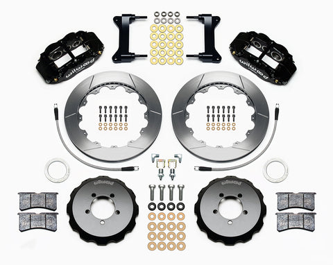 Wilwood Narrow Superlite 6R Front Hat Brake Kit 12.88in 2013 + BRZ / FRS / Toyota 86 with lines