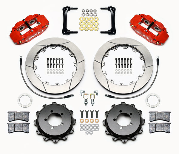 Wilwood Narrow Superlite 4R Rear Brake Kit 12.88in Red 2013 + FRS / BRZ / Toyota 86  w/Lines