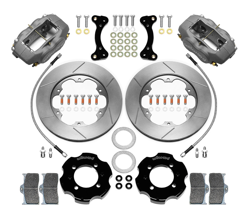 Wilwood Forged Dynalite ST Front Hat Brake Kit 11.00in GT Rotor Road Race 1990 - 2005 Miata MX-5