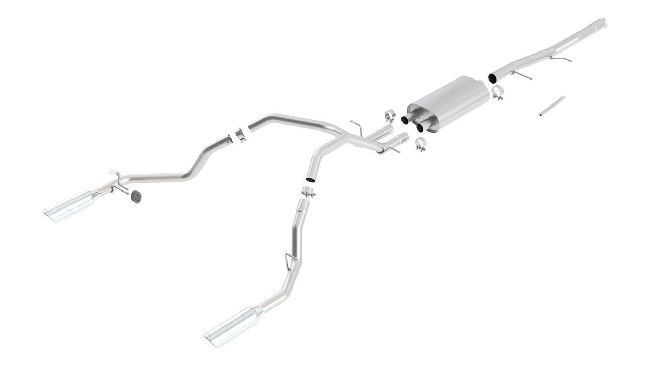 Borla 2009-2013 Chevrolet Silverado 1500 Cat-Back Exhaust System Touring Part # 140340 - GUMOTORSPORT