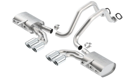 Borla 1997-2004 Chevrolet Corvette Cat-Back Exhaust System ATAK Part # 140428 - GUMOTORSPORT