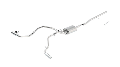 Borla 2014-2019 5.3L Chevrolet Silverado 1500 Cat-Back Exhaust System ATAK Part # 140546 - GUMOTORSPORT