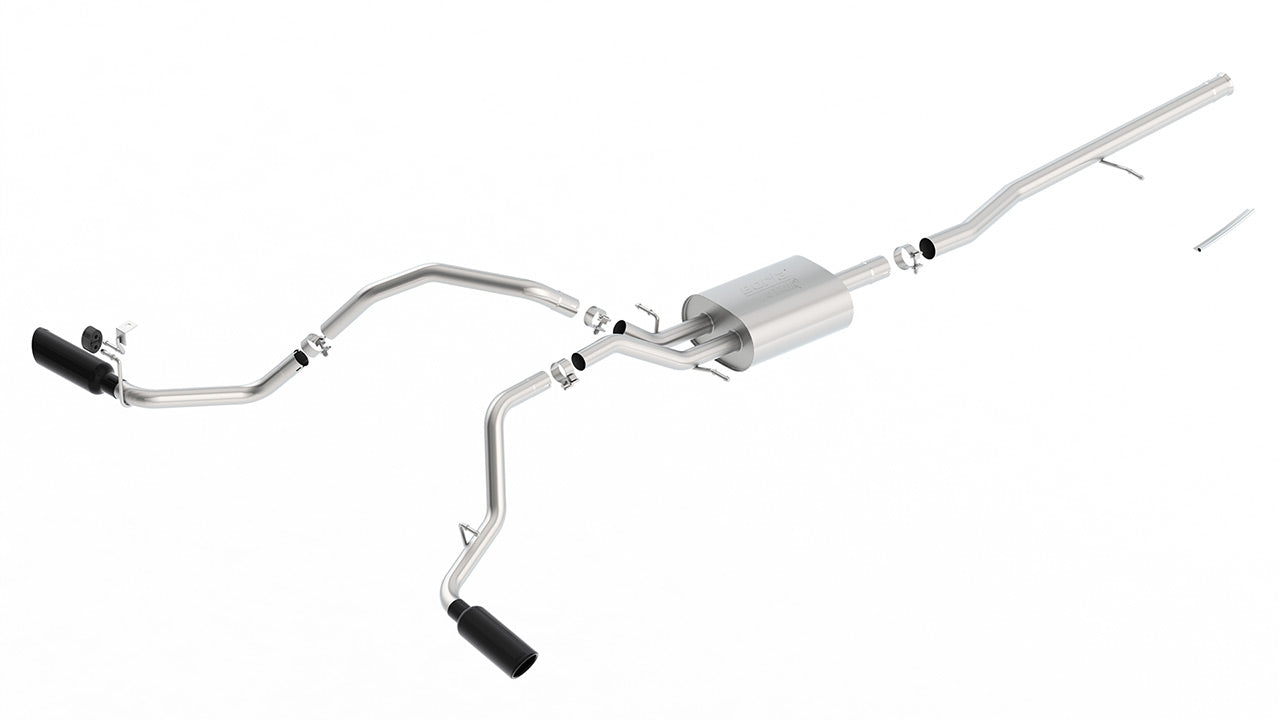 Borla 2014-2019 Chevrolet Silverado 1500 / GMC Sierra Cat-Back Exhaust System ATAK Part # 140546BC