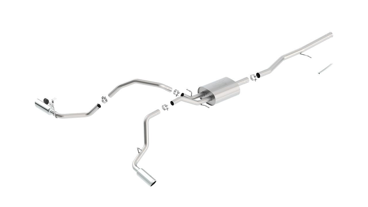 Borla 5.3L 2014-2019 Chevrolet Silverado 1500 Cat-Back Exhaust System ATAK Part # 140549 - GUMOTORSPORT