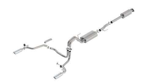 Borla 2015-2020 Ford F-150 Cat-Back Exhaust System Touring Part # 140614 - GUMOTORSPORT